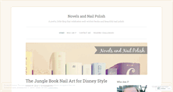 Desktop Screenshot of novelsandnailpolish.com